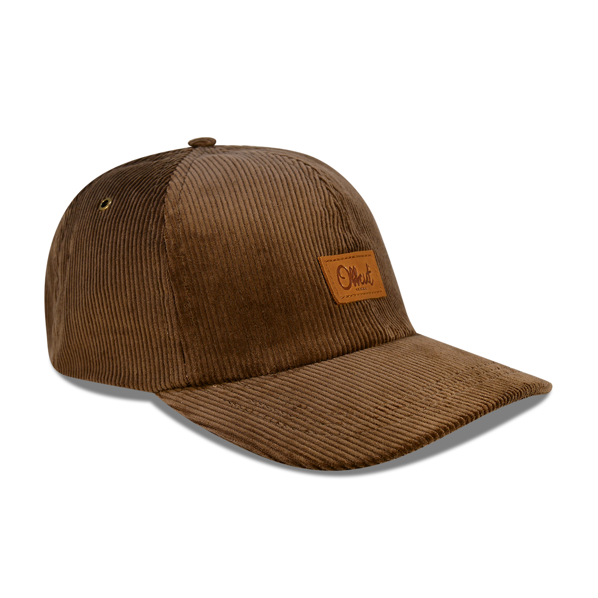 Brown Cord - 6 panel dad hat
