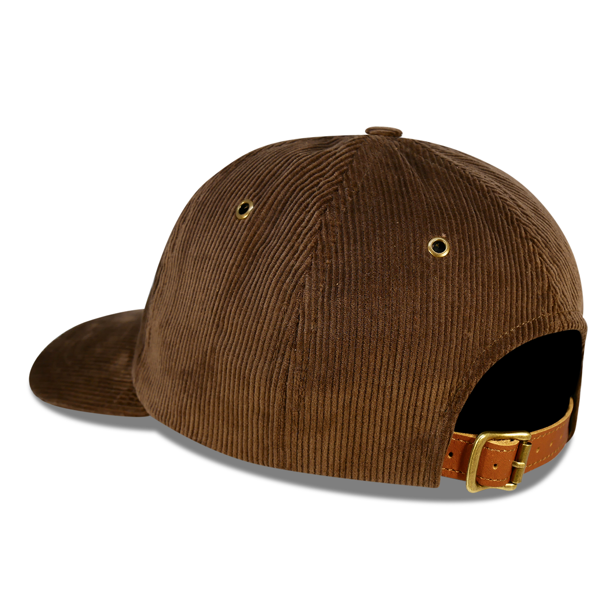 Brown Cord - 6 panel dad hat