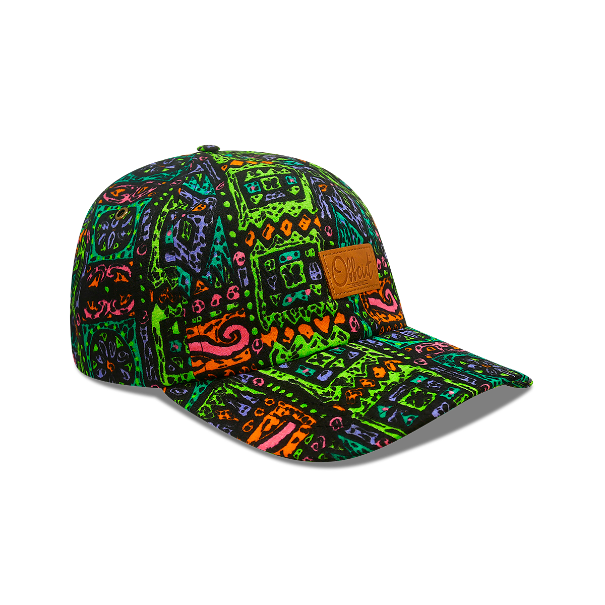 90s tribal - 6 panel dad hat