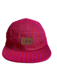 red gingham KIDS 5 PANEL - KIDS SIZE