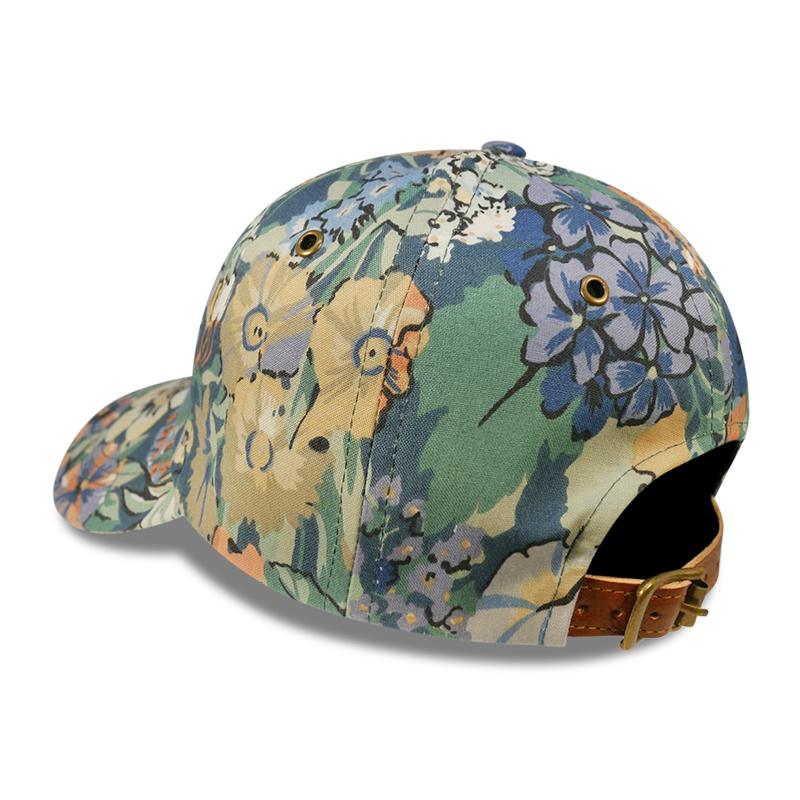 Flora - 6 panel dad hat