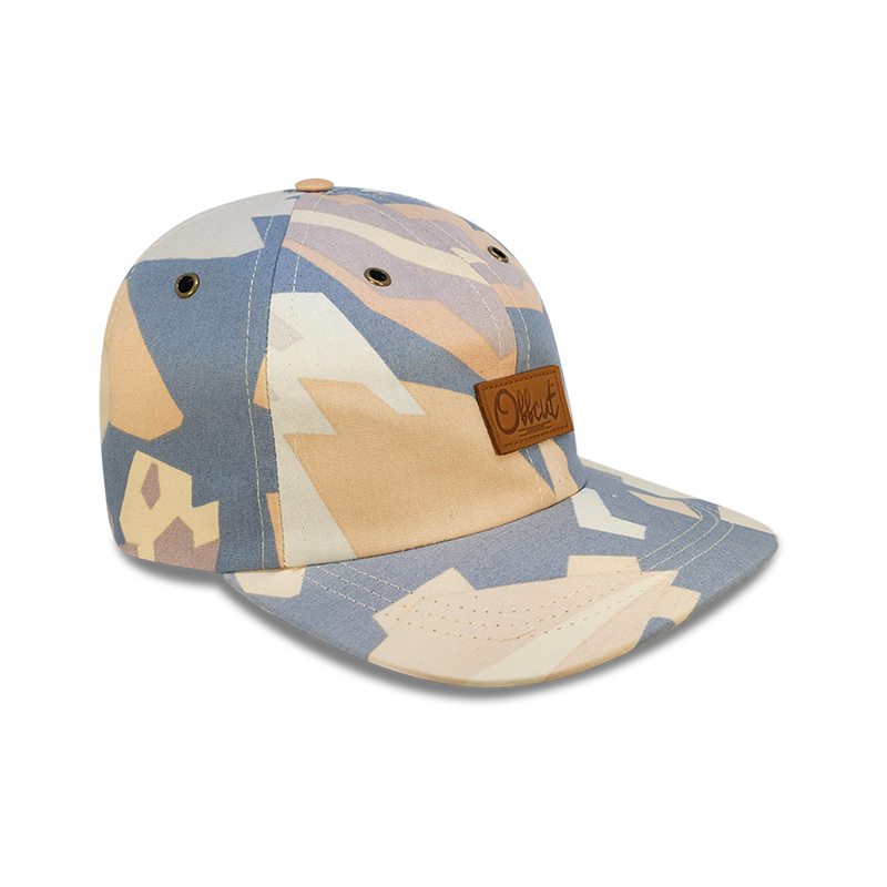 Pastel lines 6 panel dad hat