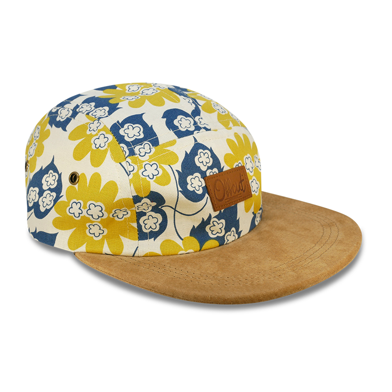 vintage wild flower 5 panel