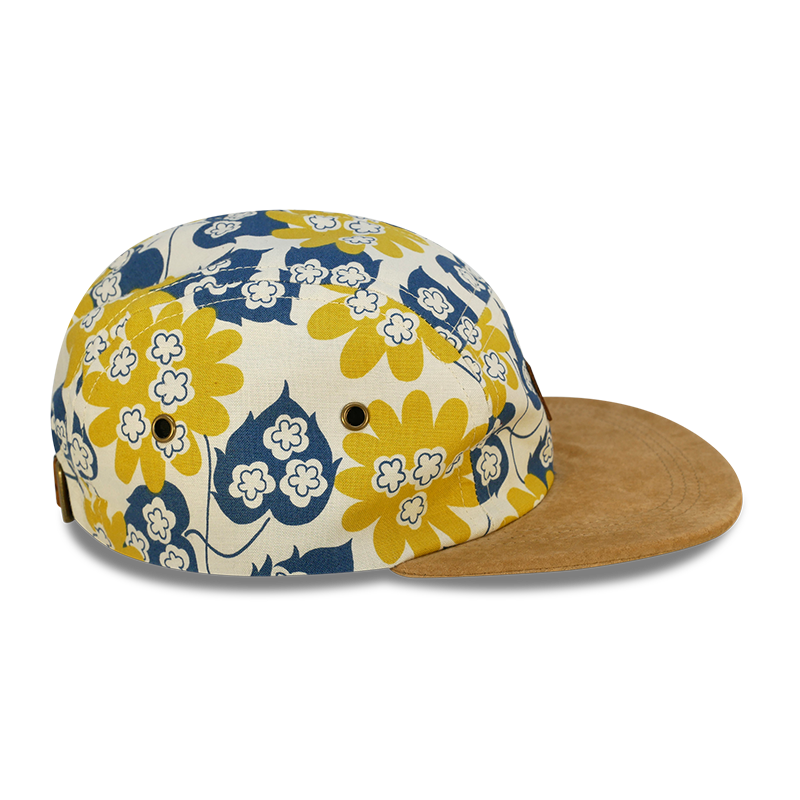 vintage wild flower 5 panel