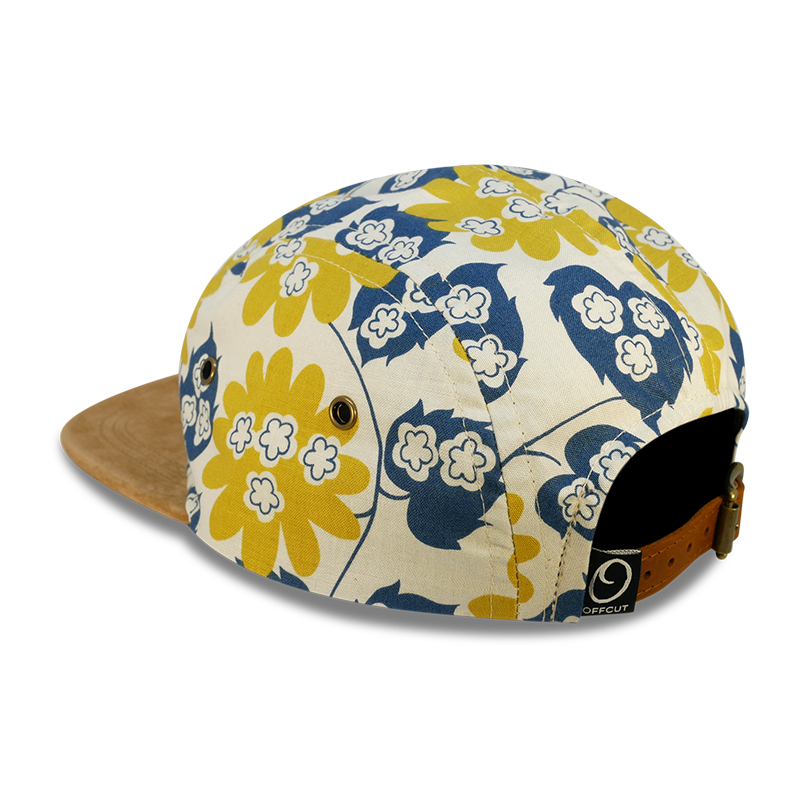 vintage wild flower 5 panel