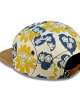 vintage wild flower 5 panel