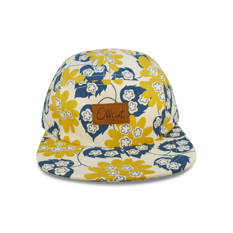 vintage wild flower 5 panel