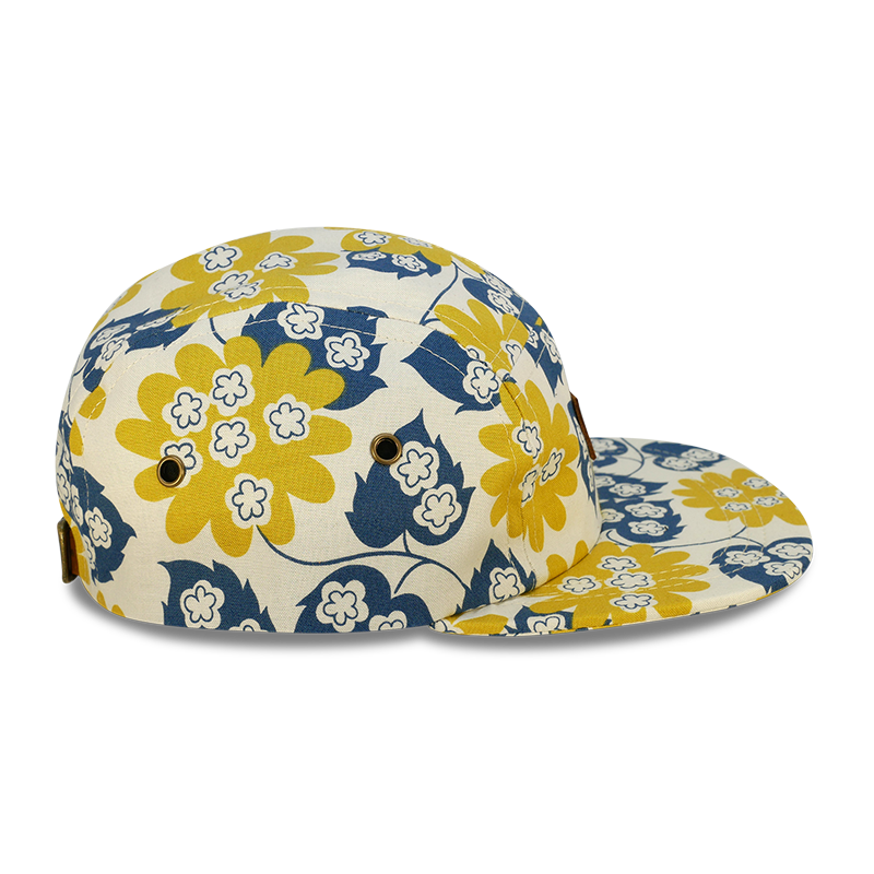 vintage wild flower 5 panel