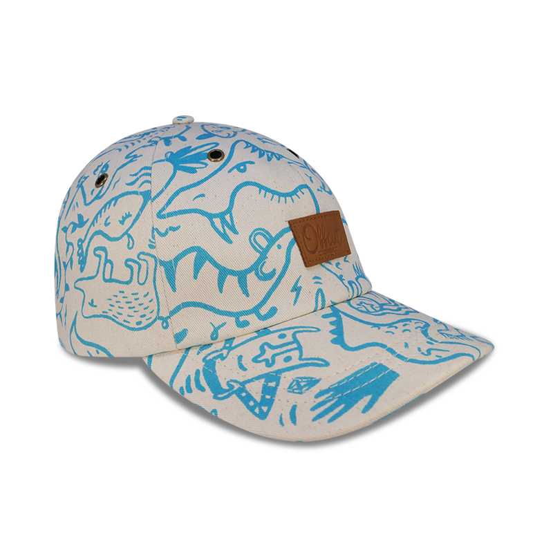 brain dump 6 panel dad hat