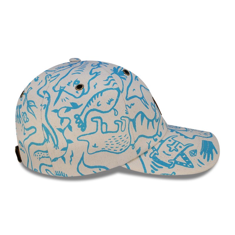brain dump 6 panel dad hat