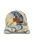 Royal Bloom 6 panel dad hat