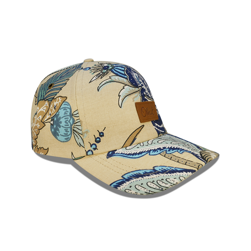 Royal Bloom 6 panel dad hat