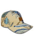 Royal Bloom 6 panel dad hat