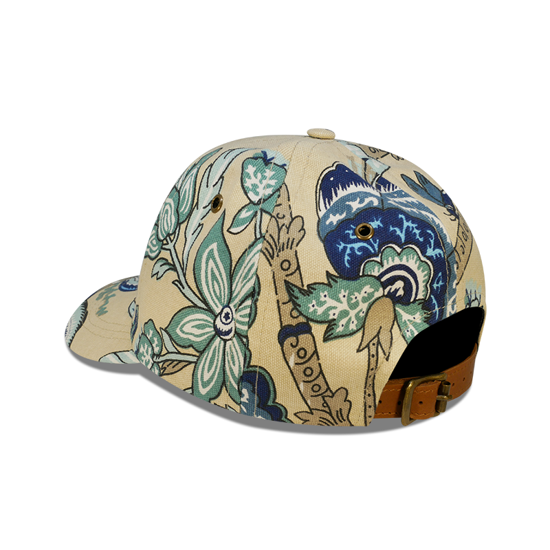 Royal Bloom 6 panel dad hat