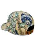 Royal Bloom 6 panel dad hat