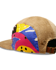 Upcycle floral-tan - 5 panel