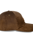 Brown Cord - 6 panel dad hat