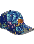 Turquoise Garden  - 6 panel dad hat