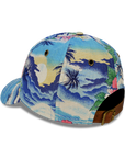 island hibiscus 6 panel dad hat