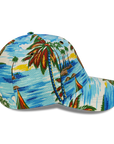 tropical oasis 6 panel dad hat