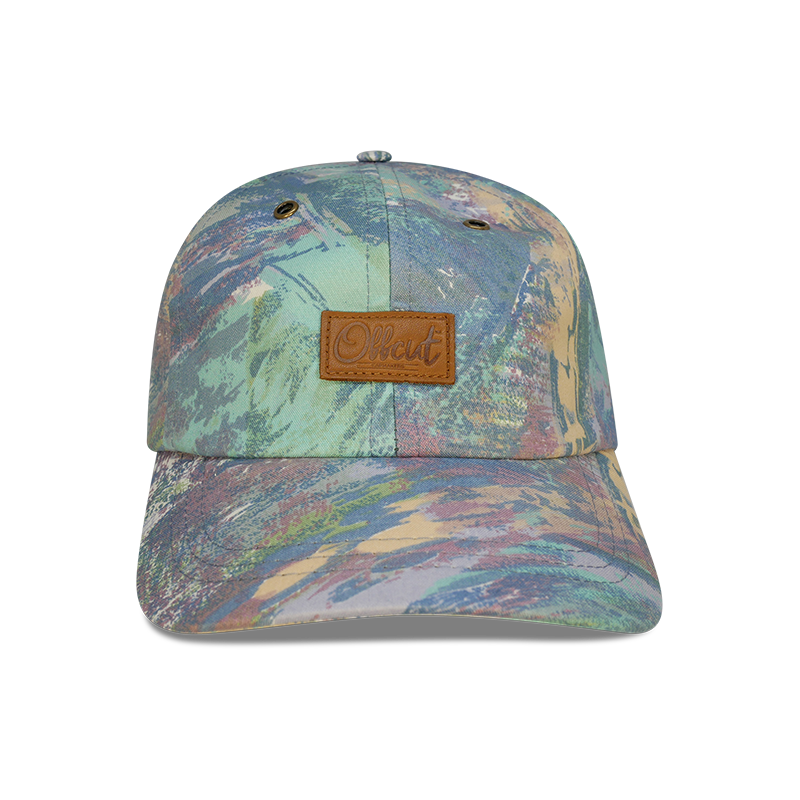 Marble painting - 6 panel dad hat