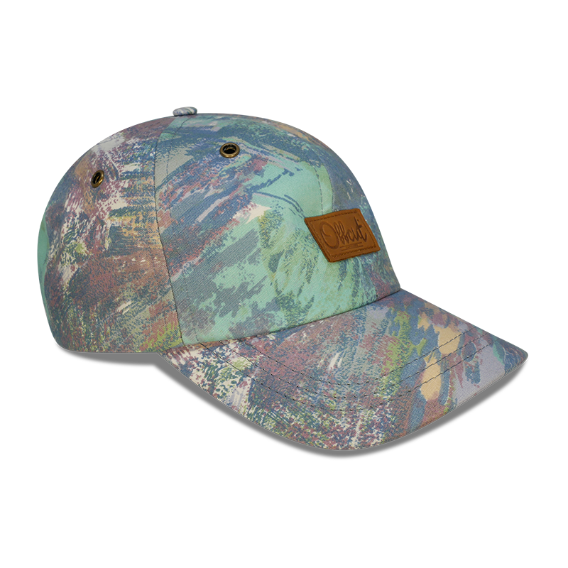 Marble painting - 6 panel dad hat