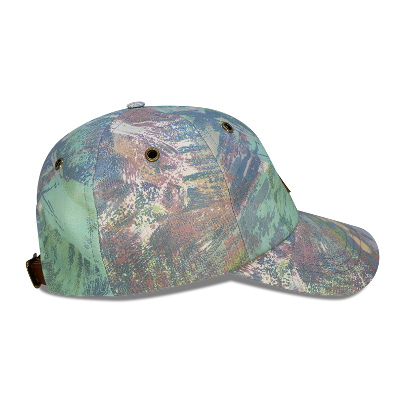 Marble painting - 6 panel dad hat