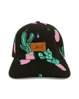 black cactus 6 panel dad hat