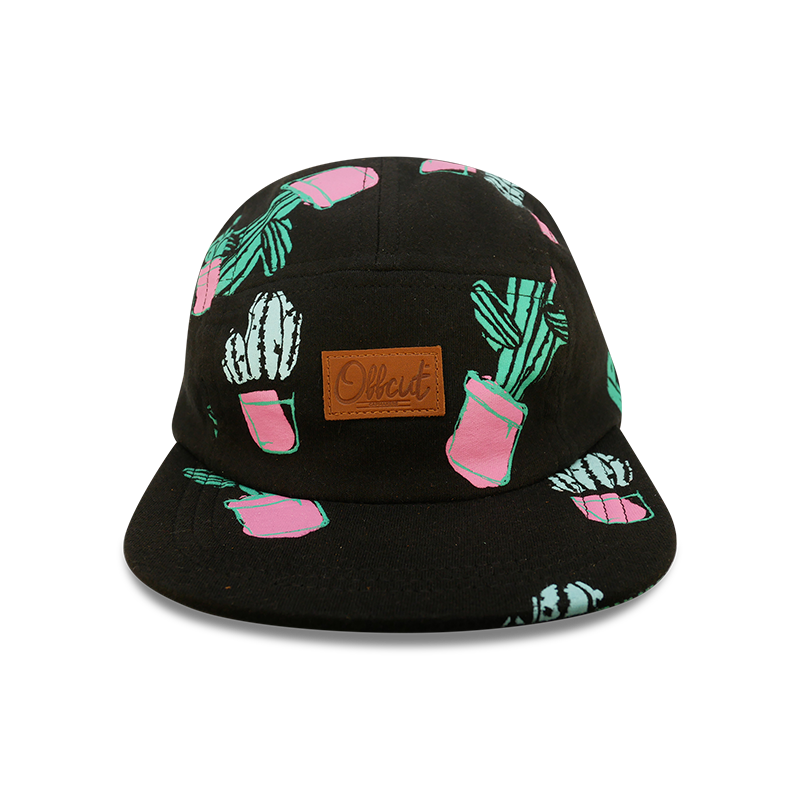 black cactus 5 panel