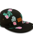 black cactus 5 panel