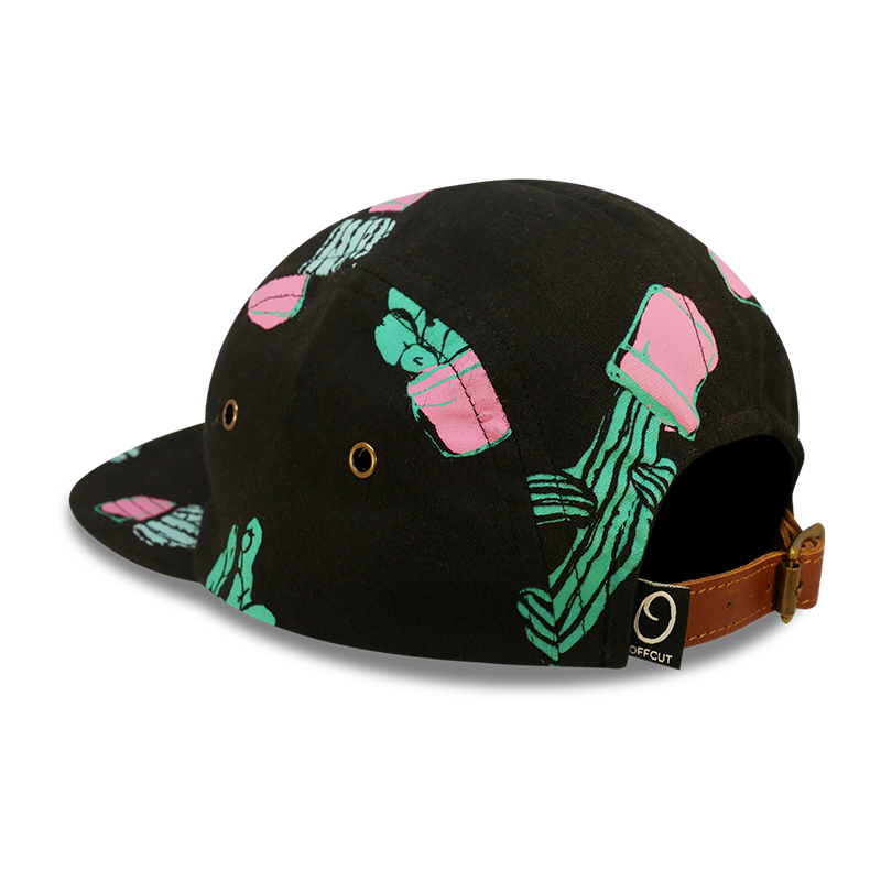 black cactus 5 panel