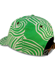 green zen 6 panel dad hat