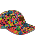 Let's Glow 6 panel dad hat