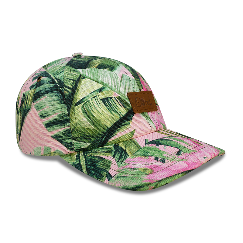 The pink cabana 6 panel dad hat