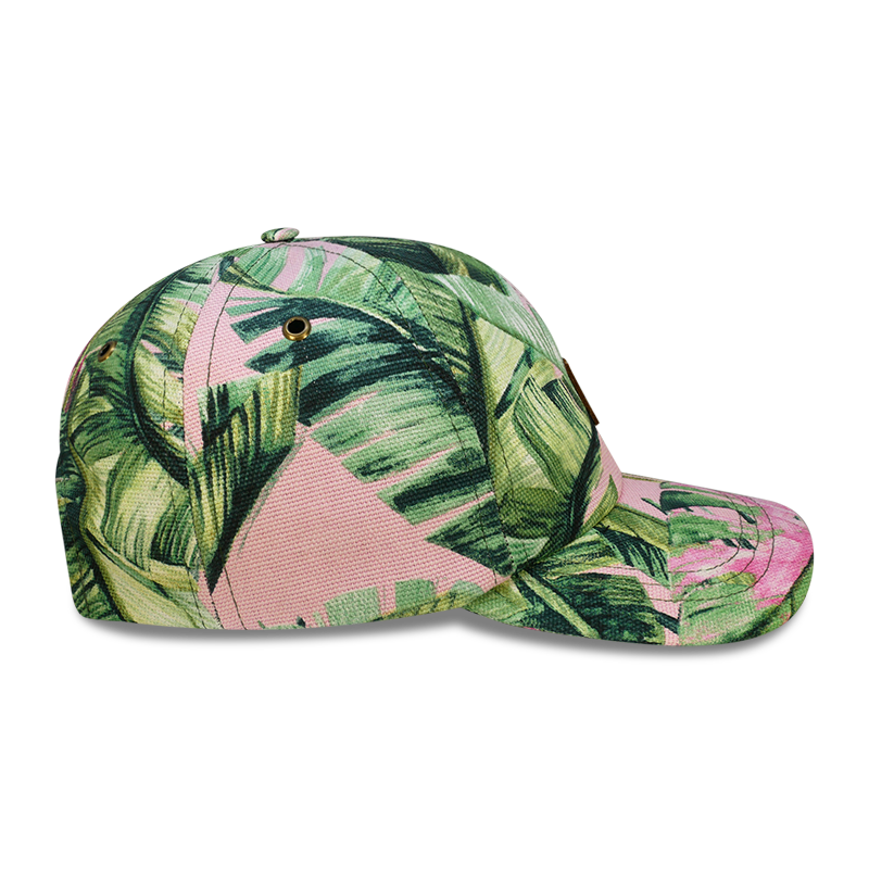 The pink cabana 6 panel dad hat