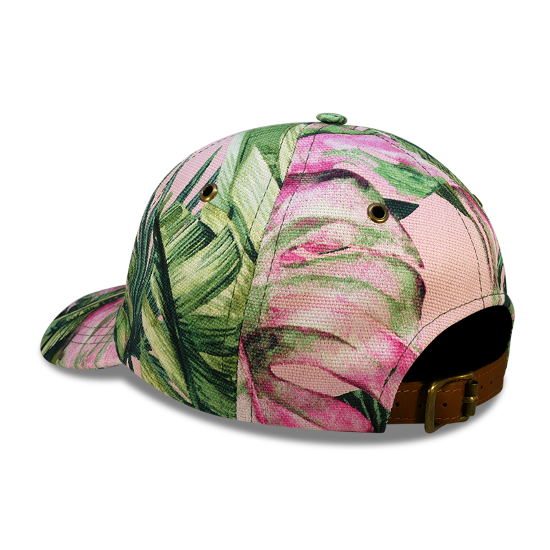 The pink cabana 6 panel dad hat